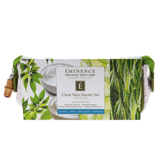 Eminence by Eminence-Clear Skin Starter Set (For Acne Prone Skin) --4pcs+1bag-WOMEN