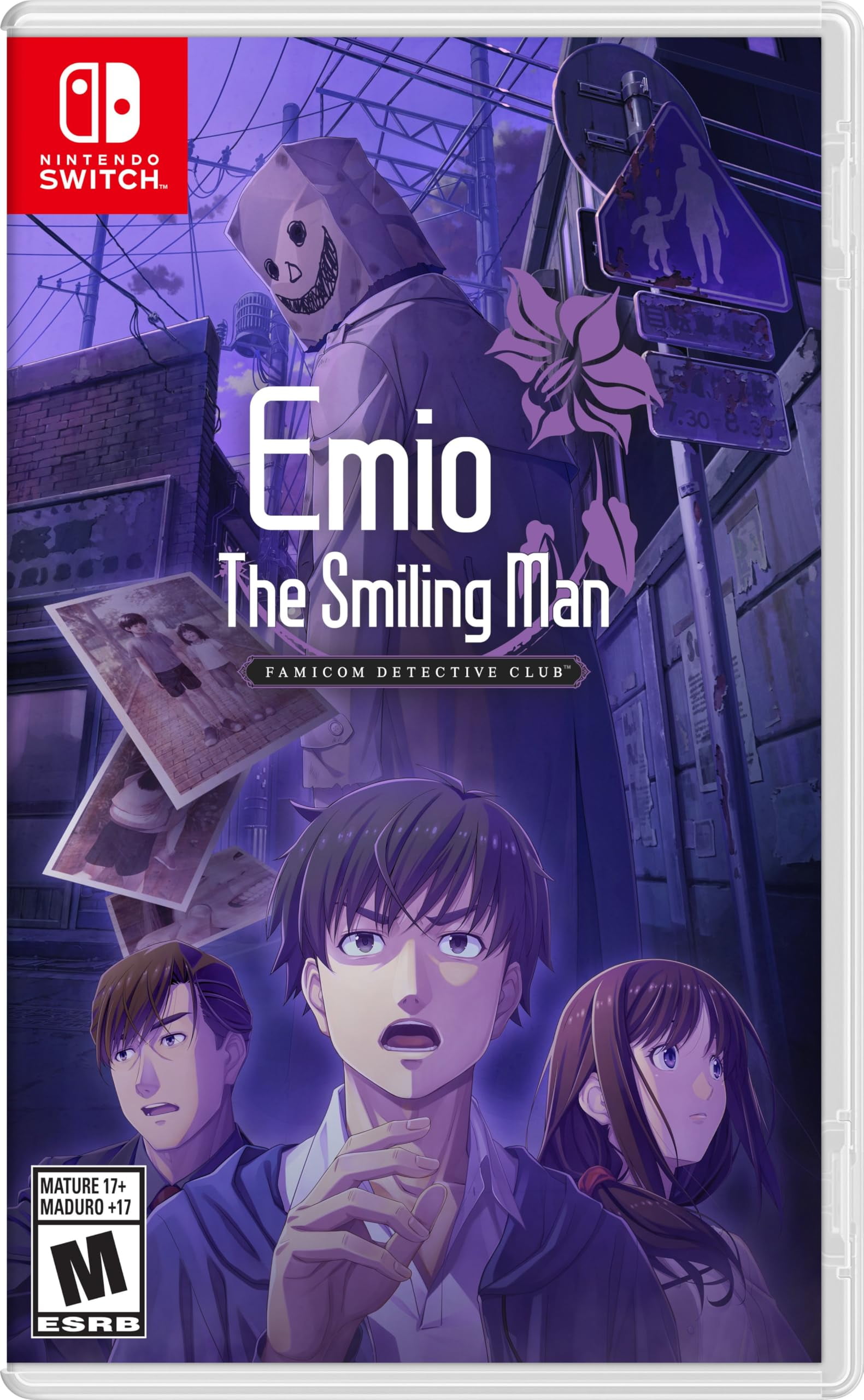 3個Emio The Smiling Man– Switch Emio The Smiling Man Famicom Detective Club (Nintendo Switch