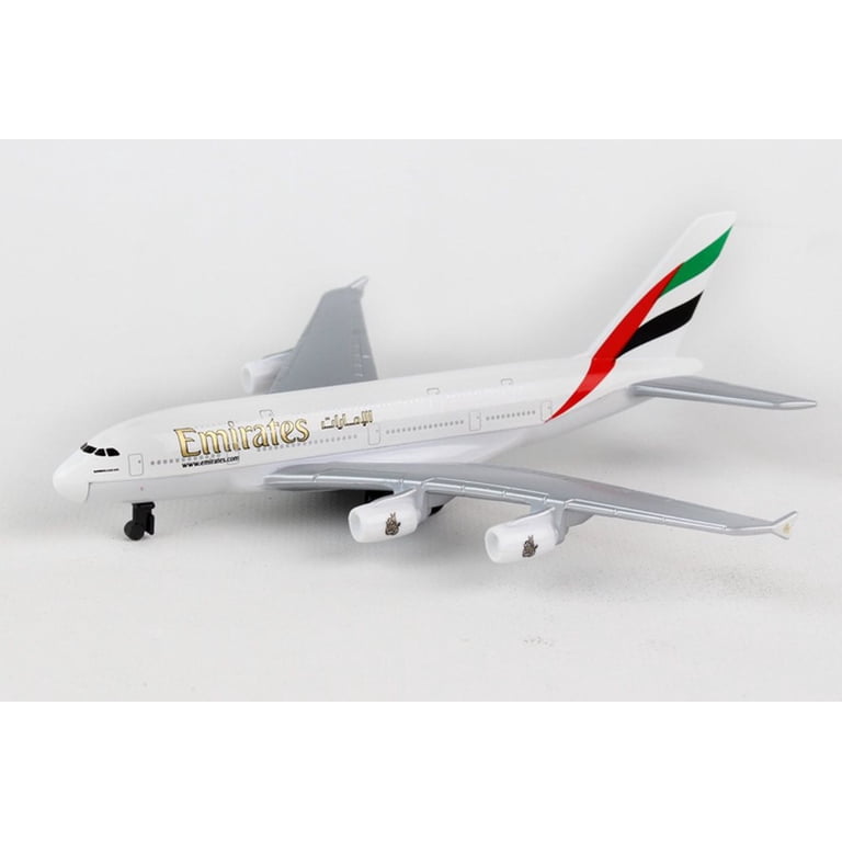 Showcasts, Emirates A380 Single Plane Diecast Model, White