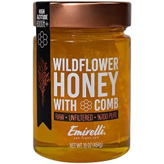 Emirelli Wildflower Honeycomb - (Pack of 6 - 16 oz) - Raw & Unfiltered