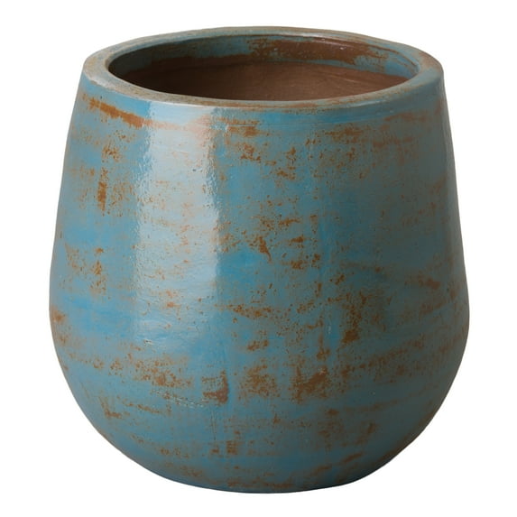 Emissary Gran Planter 21" x 21" - Turquoise Wash