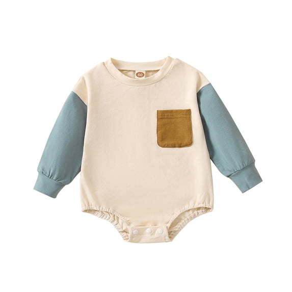 Emitonse Baby Boy Romper Newborn Infant Toddler Baby Boys Girls Long Sleeve Romper Newborn Clothes BU1,Size 18-24 Months