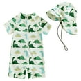 thumbnail image 1 of Emitonse Baby Boys Swimsuit Toddler Infant Boys Swimsuit Long Sleeve Zipper Swimsuit Sun Protective Clothing Infant Bathing Swimwear Beachwear Green,Size 12-24 Months, 1 of 8
