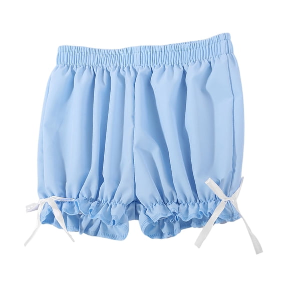 Emitonse Baby and Toddler Girls Bike Shorts Baby Girl Clothes Baby & Toddler Girl Dolphin Shorts Machine-Washable Pull on Knit Shorts Sky Blue,Size 13-14 Years