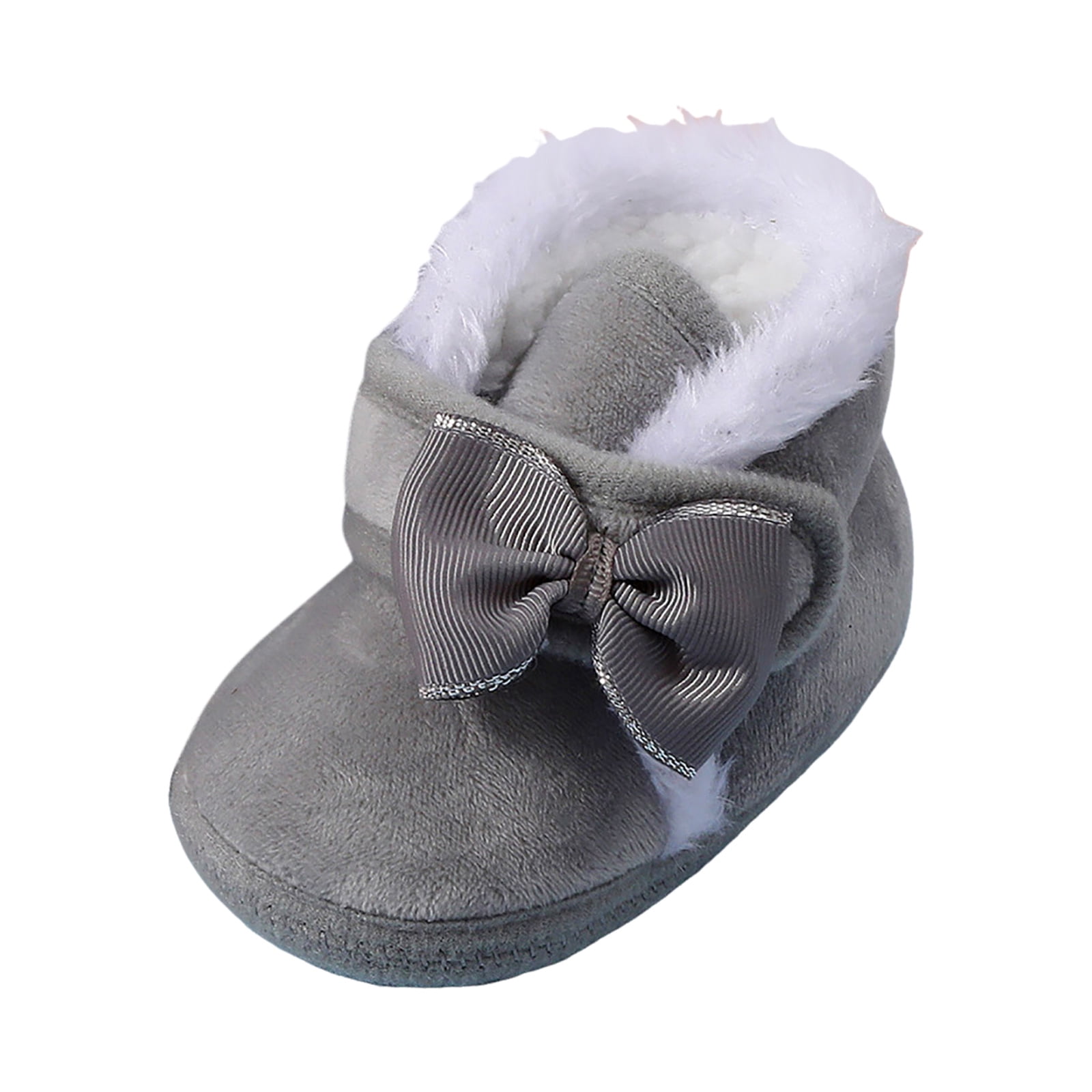 Emitonse Baby and Toddler Walking Shoes Lightweight Toddler Winter Snow ...