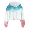 thumbnail image 1 of Emitonse Girls Oversized Hoodies Long Sleeve Fleece Side Slit Sweatshirts Pullover Casual Comfy Tops with Thumb Holes Size for 8-9 Years,White, 1 of 4