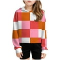 thumbnail image 1 of Emitonse Kid Boys Girls Hoodies Pullover Fleece Solid Color Sweatshirt with Pocket Top Size for 10-11 Y,Pink, 1 of 3