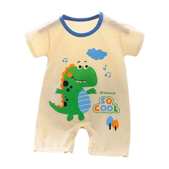 Emitonse Rompers for Summer,Baby Boys Bodysuits,Unisex Baby Toddler Shorts Baby Cotton Solid Shorts with Drawstring Baby Breathable Soft Summer Clothes Light Green,Size 3-6 Months