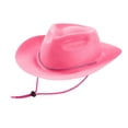 thumbnail image 1 of Emitonse Toddler Baby Cowboy Hat, Boys Girls Cowgirl Hat Wide Brim Infant Kids Western Cowboy Hat Pink,Size 4-10 Years, 1 of 5