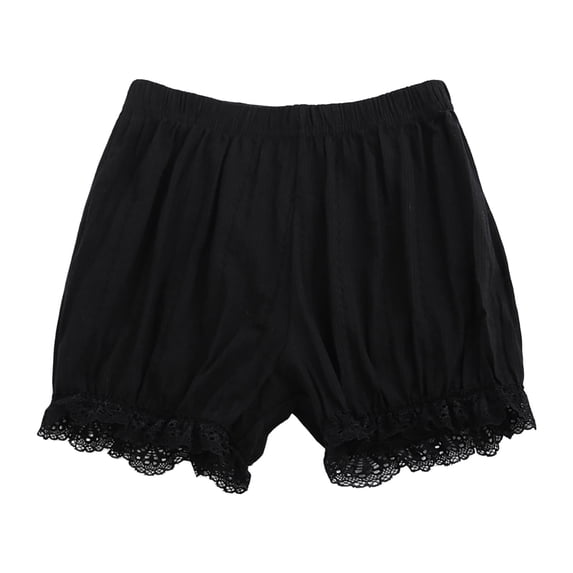 Emitonse Toddler and Baby Girls' Bike Shorts Baby Girl Clothes Toddler Biker Shorts Baby Girls Cotton Cartwheel Short Dance Summer Clothes Black,Size 3-4 Years