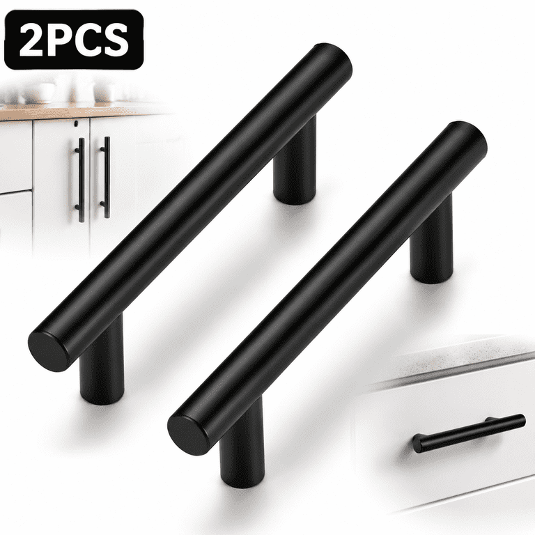 black dresser pulls Emlimny 2 Pack Color:L2165XZ