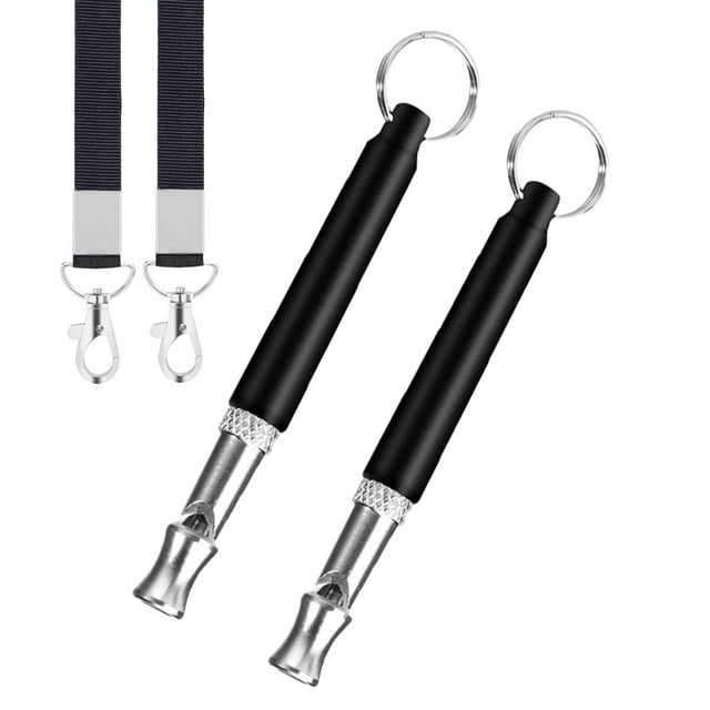 Emlimny 2 Pack Dog Whistle, Dog Whistle to Stop Barking Neighbors Dog