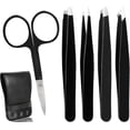 thumbnail image 1 of Emlimny 5Pcs Tweezers for Women Facial Hair-Tweezers Set Removal,Professional Stainless Steel Eyebrow Tweezers for Women &Men, 1 of 6