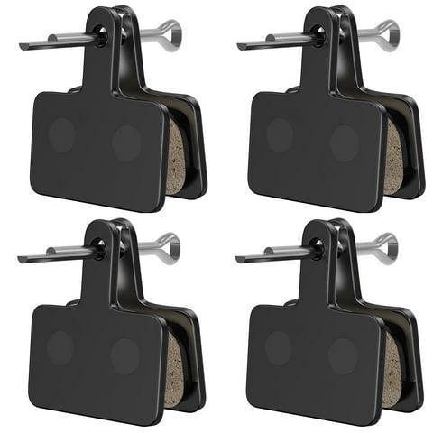 Emlimny Bike Brake Pads, High-Performance Brake Pads, Disc Brake Pads & Spring (Semi-Metallic&Resin) for Mountain Bike Disc Brakes,Bike Pads Compatible with TRP Tektro Shimano Deore Br