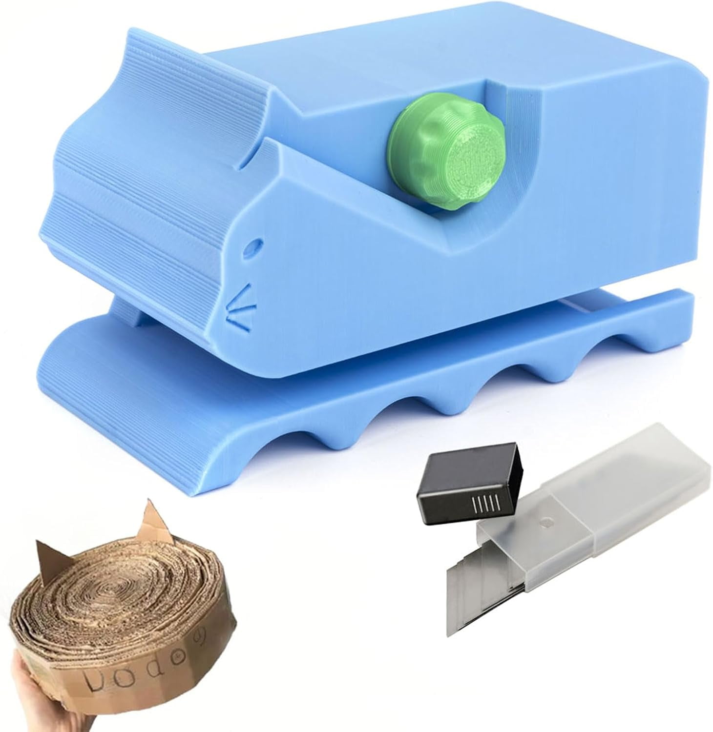 Emlimny Cardboard Cutter for Cat Scratchers with 10pcs Blades 3D ...