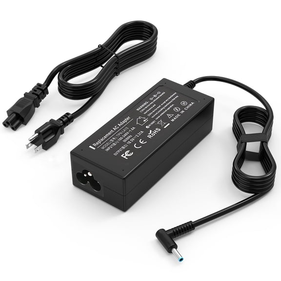 Emlimny Charger Compatible with HP Laptop Computer 65W 45W Smart Blue Tip Power Adapte,Computer Charger for HP Laptop Charger