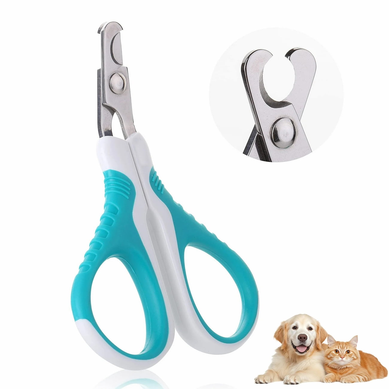 Emlimny Dog & Cat Pets Nail Clippers and Trimmers - with Safety Guard ...