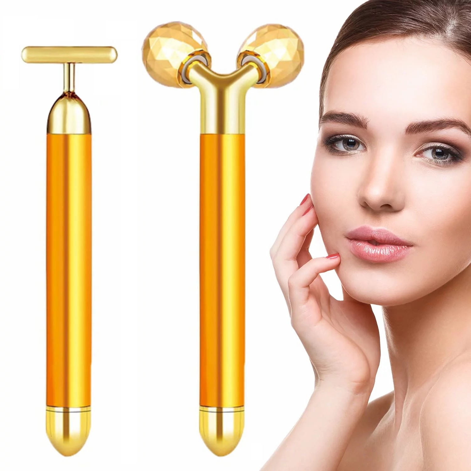 Emlimny Electric Face Massager Roller, Electric 3D Roller Facial Roller