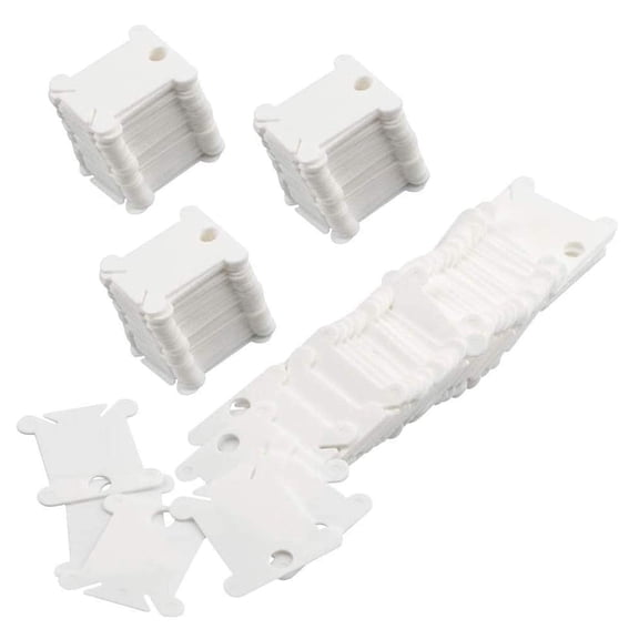 Emlimny Embroidery Floss Bobbins, 150 Pcs Embroidery Floss Organizer, Plastic Embroidery Thread Cards for Cross Stitch Thread Holder Sewing Storage,Embroidery Thread Organizer