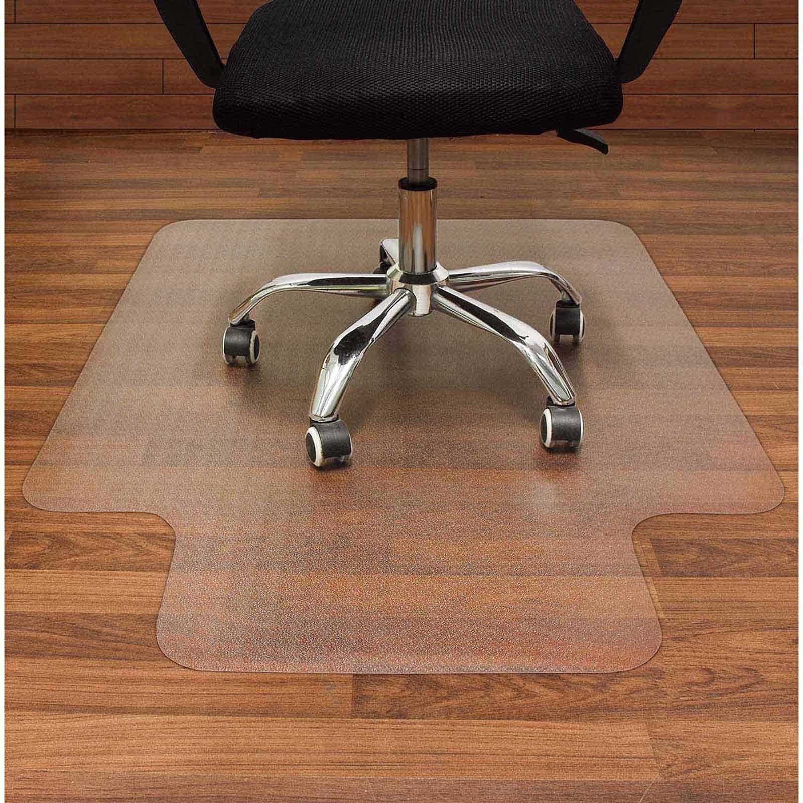 Emlimny Hardwood Floor Office Chair Mat 36 in. x 48 in., Clear