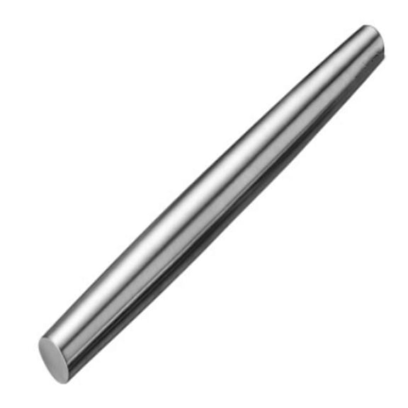 Emlimny Heavy Duty Stainless Steel Rolling Pin for Baking, 12.8 Inch Rolling Pin for Dough Kitchen Tool for Fondant, Pizza Dough, Pasta, Pie Crust, Cookies, Pastry and Crafting