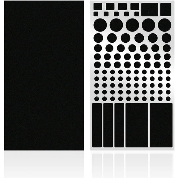 Emlimny Light Dimming Stickers, (2 Sheets) LED Light Dimming Stickers Plastic, Light Dimming Sheets for Rrouters,Tv,Electronics