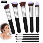 Emlimny Makeup Brush Set, Premium Synthetic Kabuki Foundation Face Powder Concealers Blush Eyeshadow Brushes Makeup Brush Kit