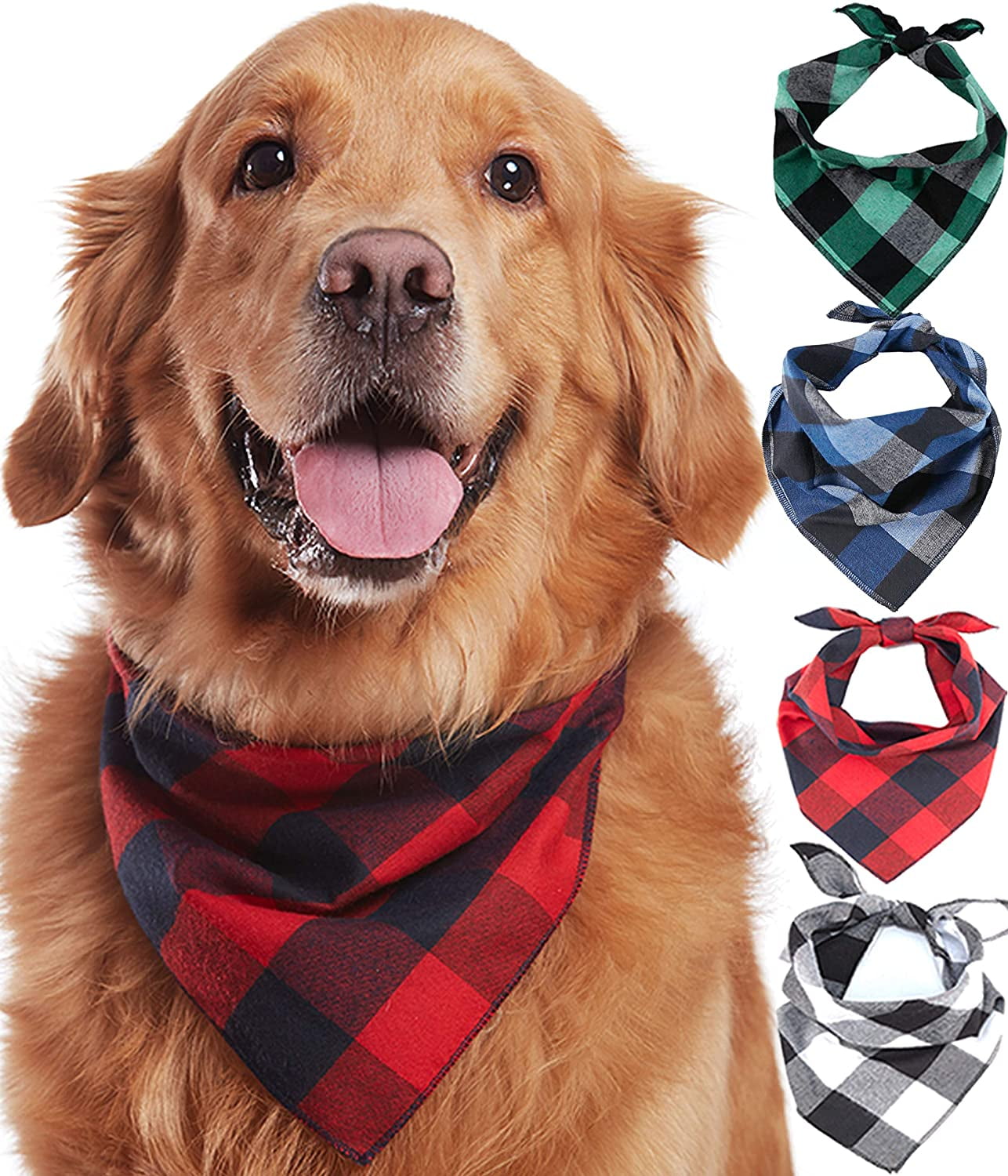 Black and white plaid cheap bandana