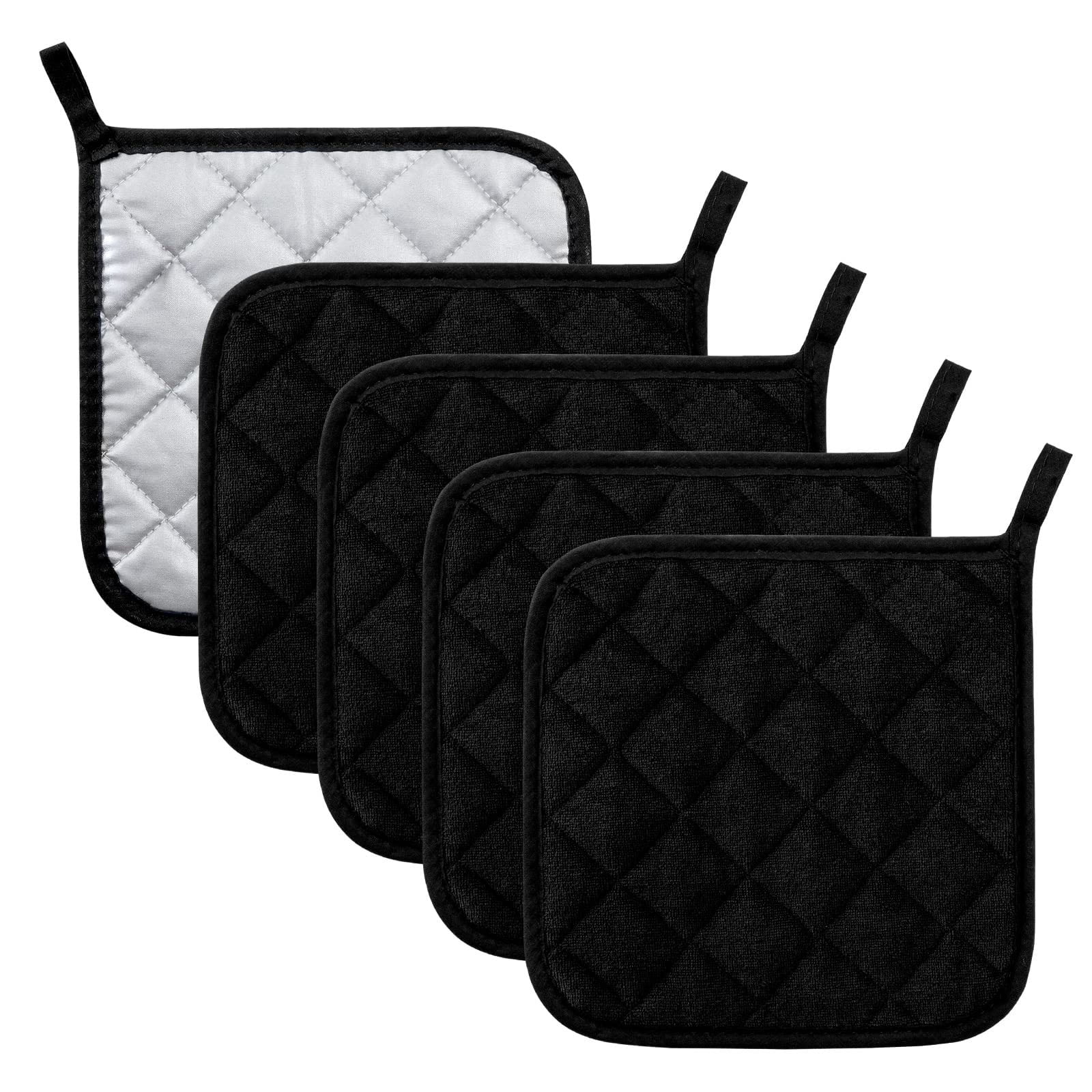 Emlimny Pot Holders For Kitchen Heat Resistant Potholder Potholder   Emlimny Pot Holders For Kitchen Heat Resistant Potholder Potholder Clearance Hot Pads For Kitchen Trivet For Cooking And Baking 5 Black 6ca44e88 1375 4856 8e9d E2d01f6e17ed.c59e724144d54f3c9e812ea0a88b496f 