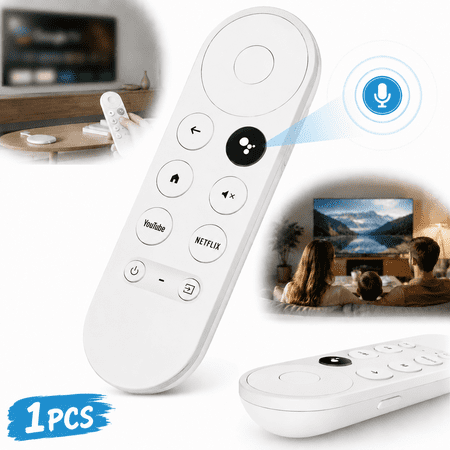 Emlimny Replacement for Google-Chromecast-Remote,Voice Remote for Google Chromecast 4k Snow TV, G9N9N Replacement Remote Control for Google TV, Compatible with GA01409-US, GA01923-US, GA01919-US