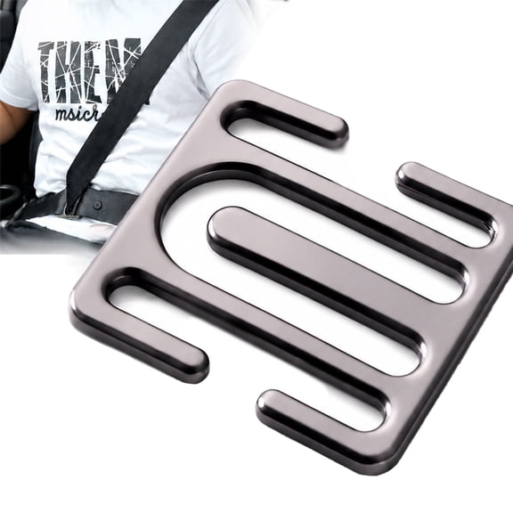 Emlimny Metal Seat Belt Clip,Seatbelt Adjuster for Adults,Seat Belt Clips,Seatbelt Adjuster Universal All Auto Models,Improve Driving Comfort