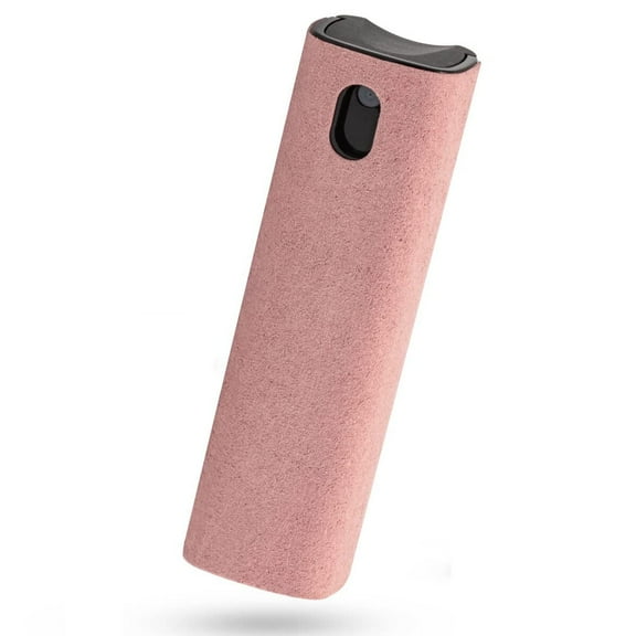 Emlimny Touchscreen Mist Cleaner, Screen Cleaner, for All Phones, Laptop and Tablet Screens,Two in One Spray and Microfiber Cloth (Pink)