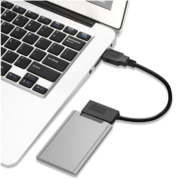 SATA to USB Adapter - USB 3.0 to 2.5" SSD/HDD Converter Cable, SSD to USB Adapter, USB to SATA Adapter for Hard Drive Data Transfer, Supports UASP for Faster Transfer Speeds, Portable Hard Drive Adap