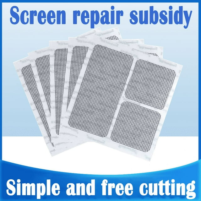 Emlimny Window Screen Repair Patches, Screen Door Repair Kit, Self