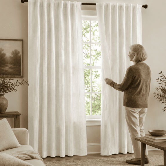 Emlyn Pinch Pleat Full Blackout Design Curta40x84x2 - Walmart.com