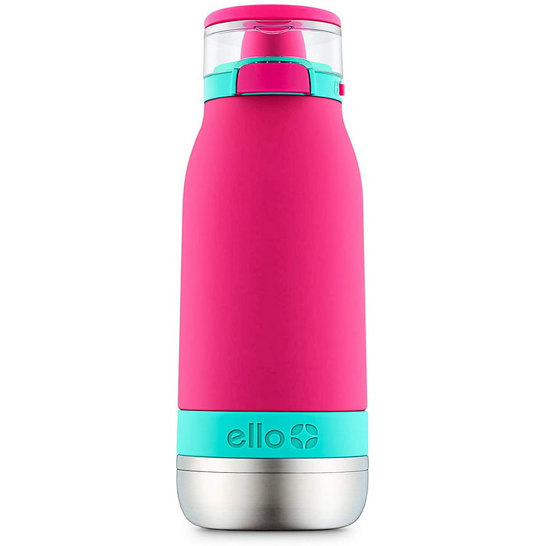 Emma 14oz Vacuum Insulated Stainless Steel Kids Water Bottle Pink