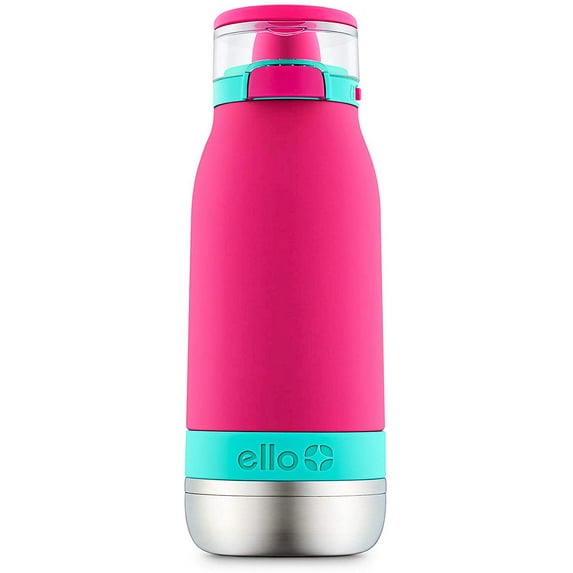 Emma 14oz Vacuum Insulated Stainless Steel Kids Water Bottle Pink
