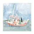 thumbnail image 1 of Emma Caroline 'Bright Fishing Boat II' Canvas Art, 1 of 3