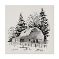 thumbnail image 1 of Emma Caroline 'Distant Barn Sketch I' Canvas Art, 1 of 3