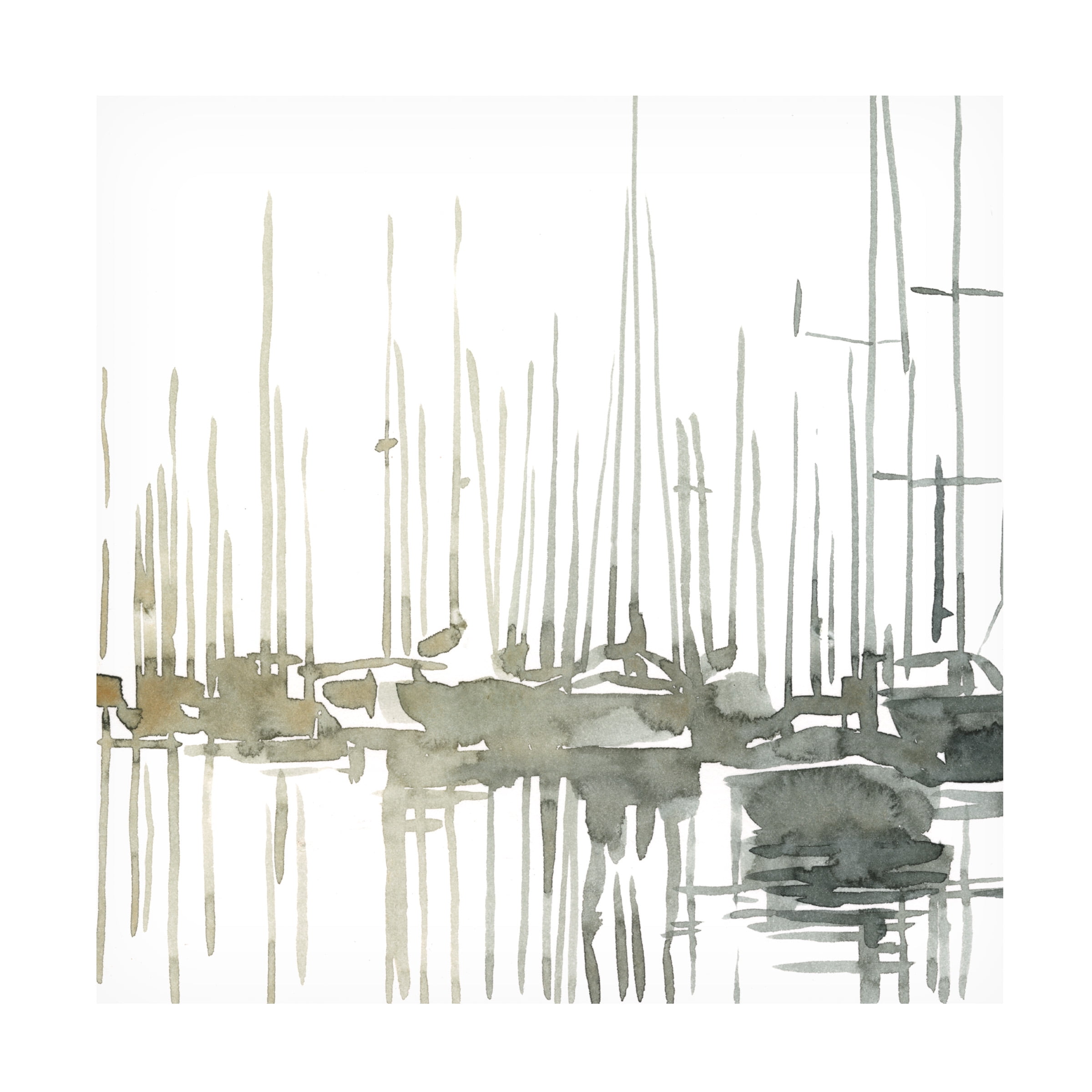 Emma Caroline 'Early Morning Wharf I' Canvas Art