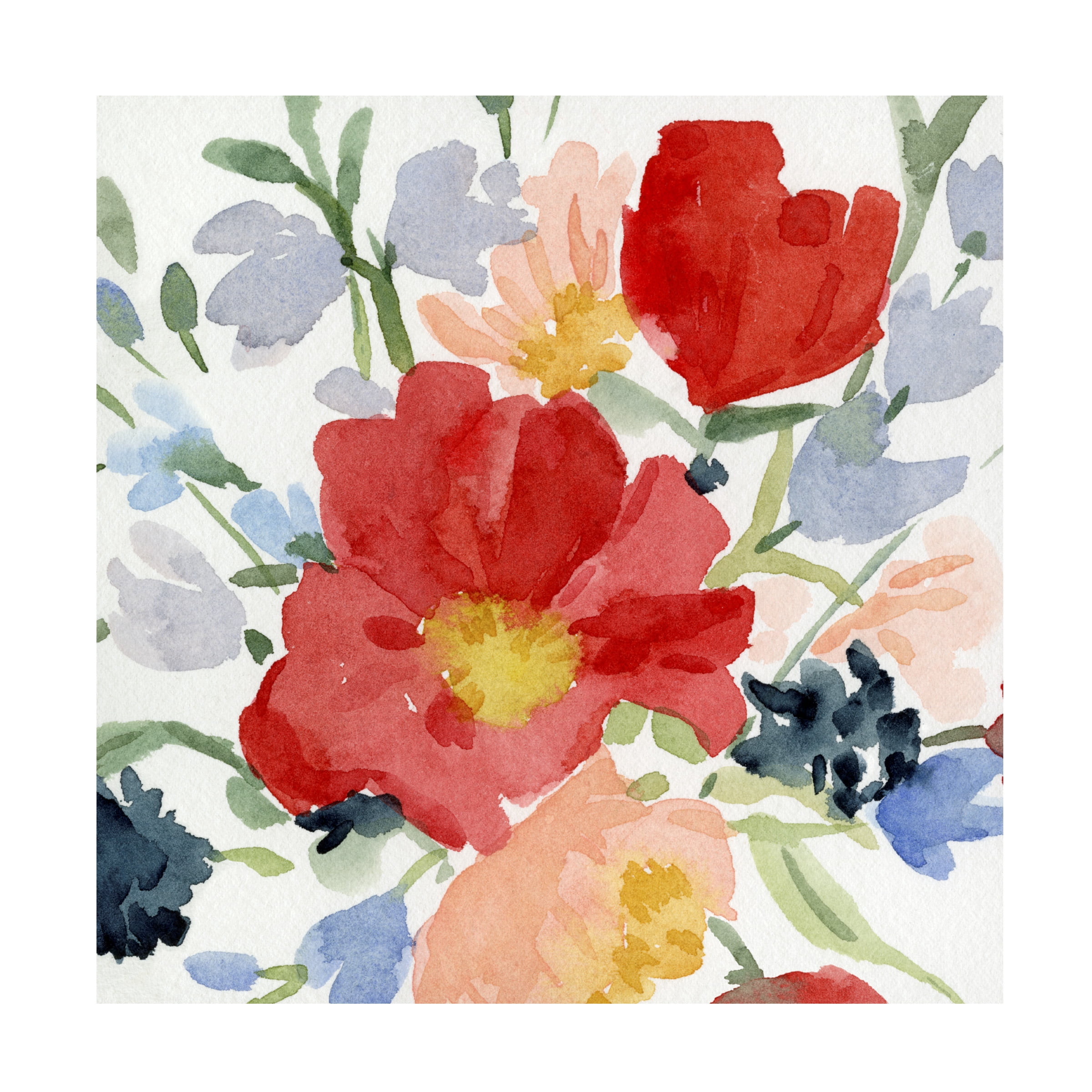 Emma Caroline 'Indian Summer Bouquet I' Canvas Art