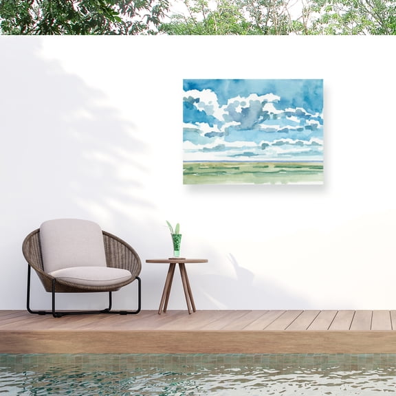 Emma Caroline 'Open Sky Study I' Outdoor Canvas 18x16