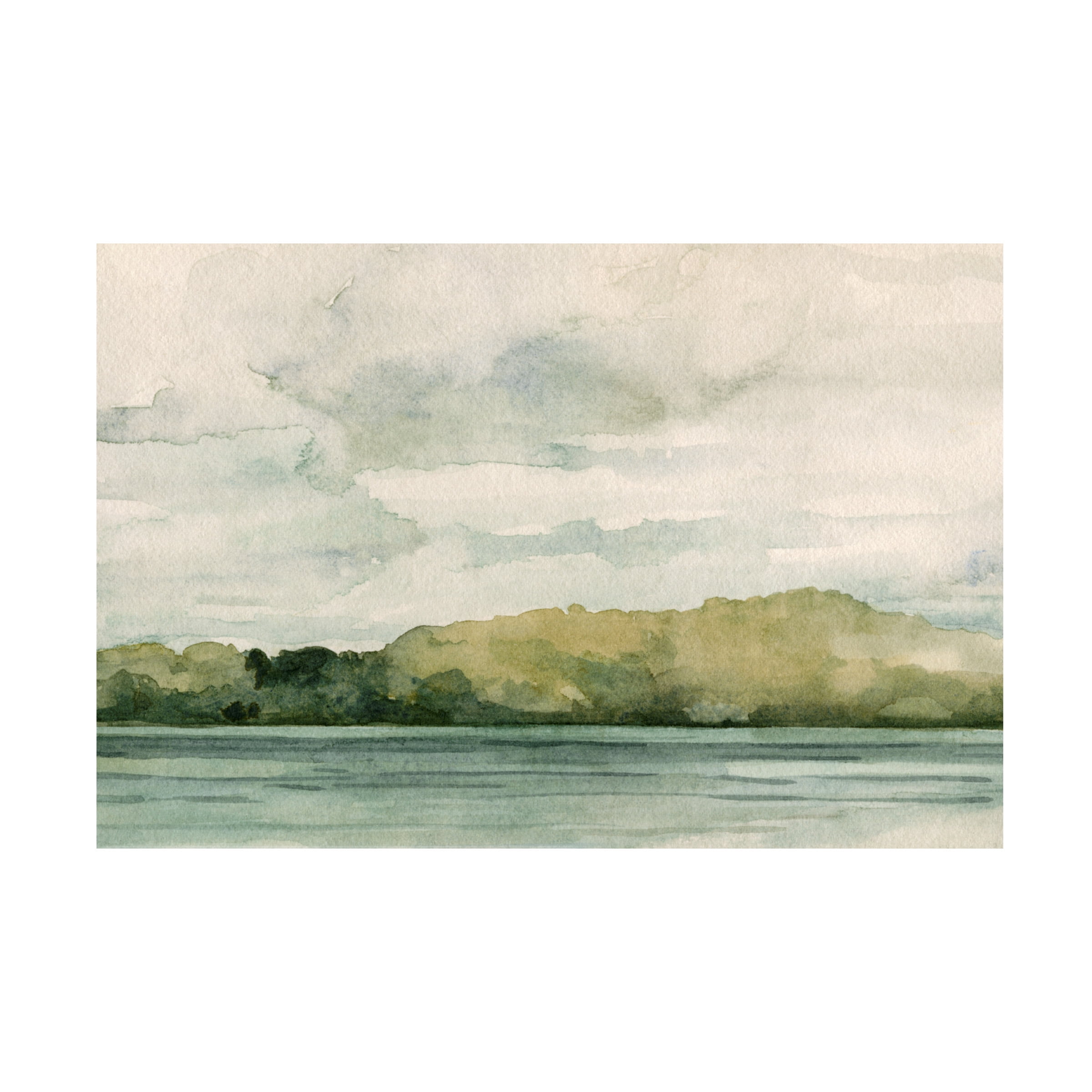 Emma Caroline 'Riverside I' Canvas Art