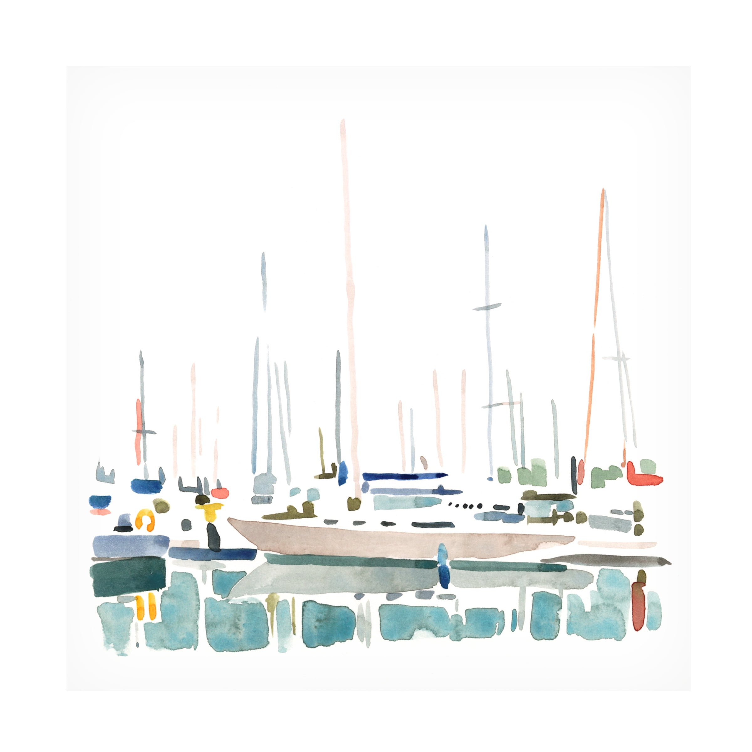 Emma Caroline 'Sailboat Scenery II' Canvas Art