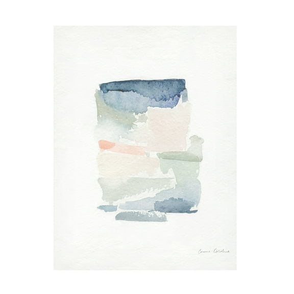 Emma Caroline 'Sea Glass Color Studies III' Canvas Art