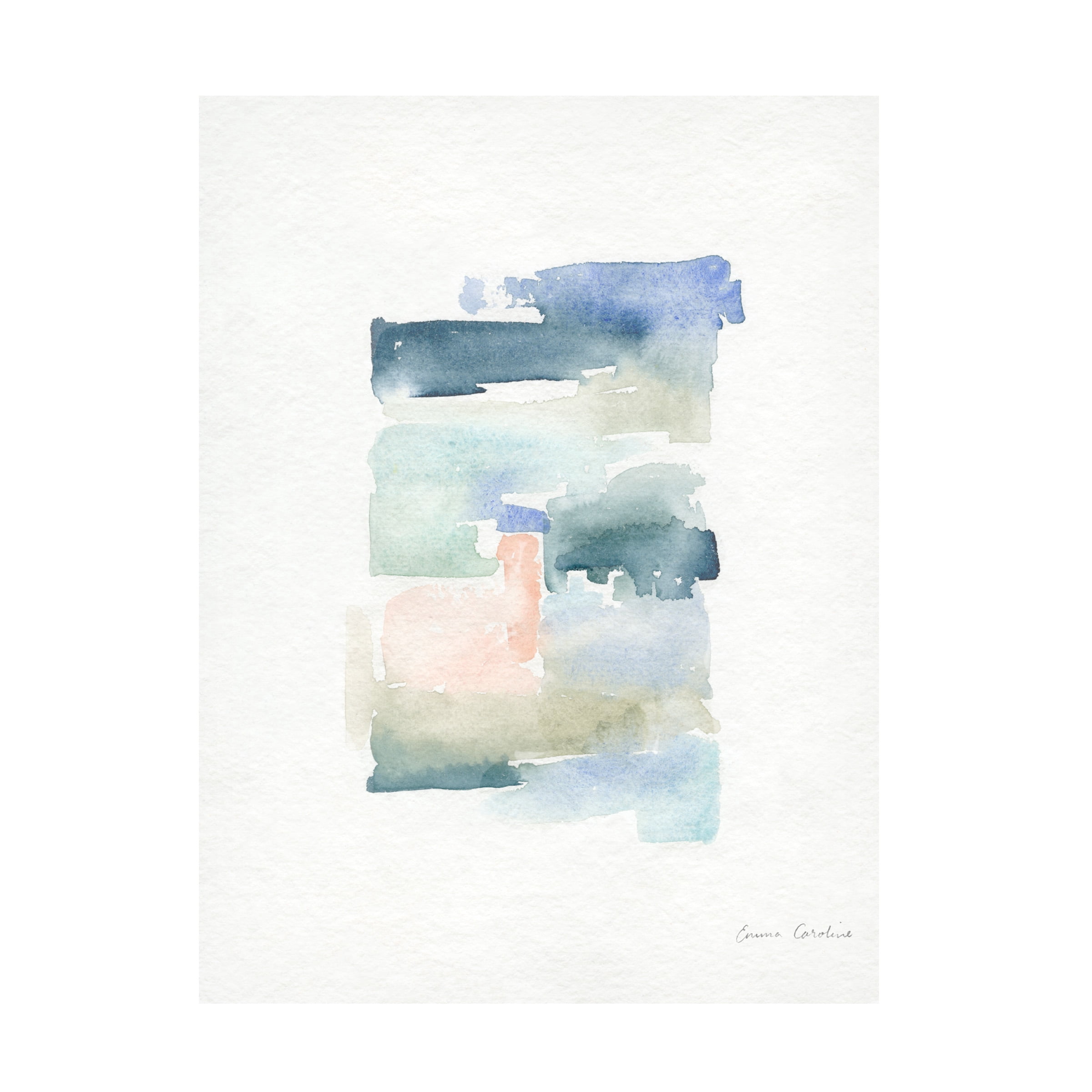 Emma Caroline 'Sea Glass Color Studies IV' Canvas Art