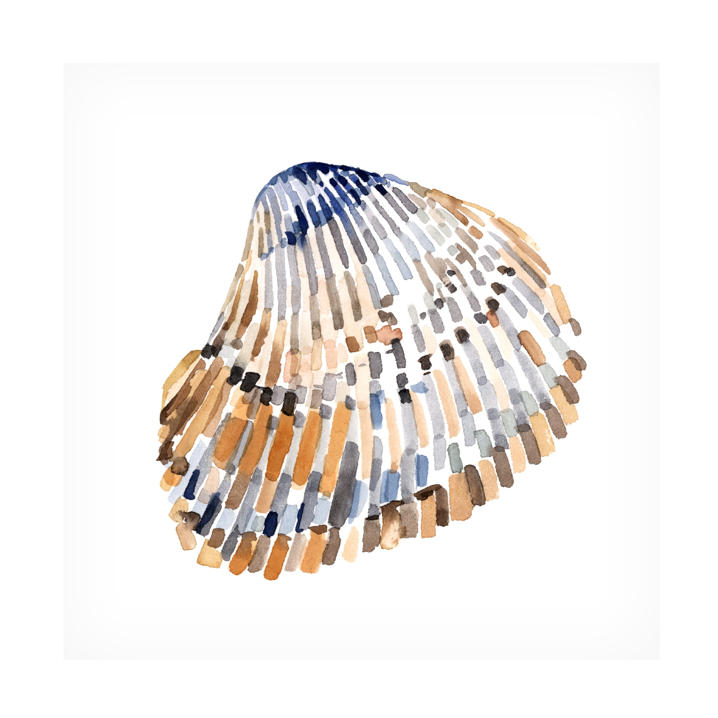 Emma Caroline 'Simple Shells II' Canvas Art