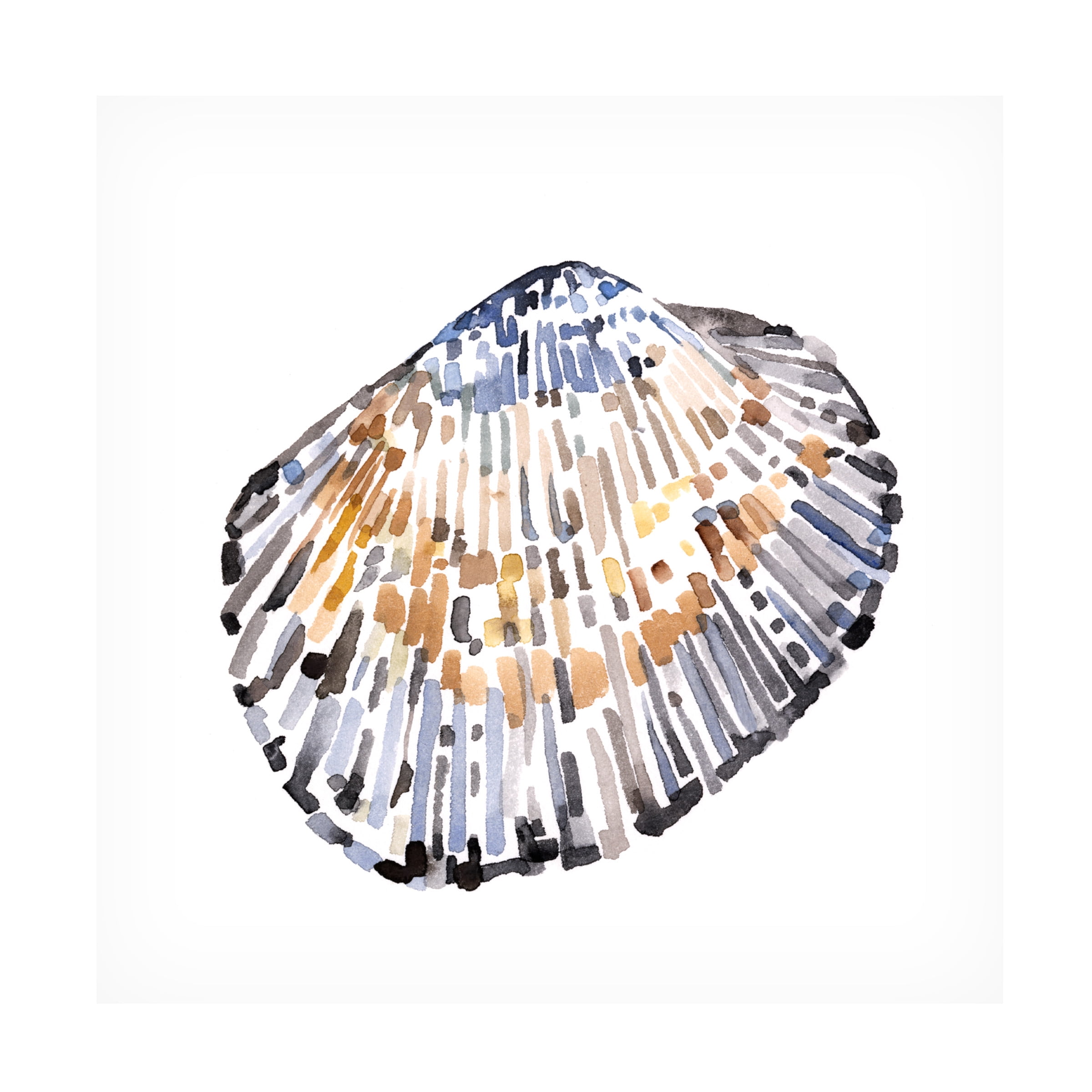 Emma Caroline 'Simple Shells IV' Canvas Art
