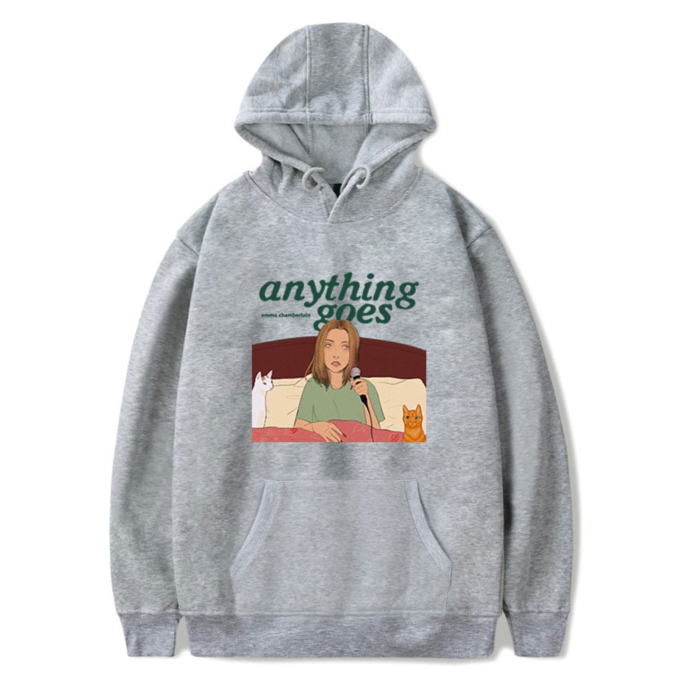 Emma Chamberlain Anything Goes Hoodie Cosplay Sweatshirt Hip Hop