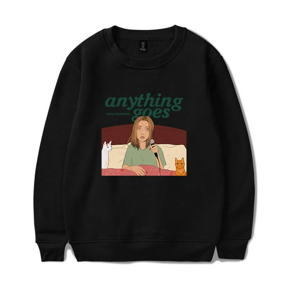 Emma Chamberlain Anything Goes Long-sleeved Popular Classic Pullover Unisex Streetwear